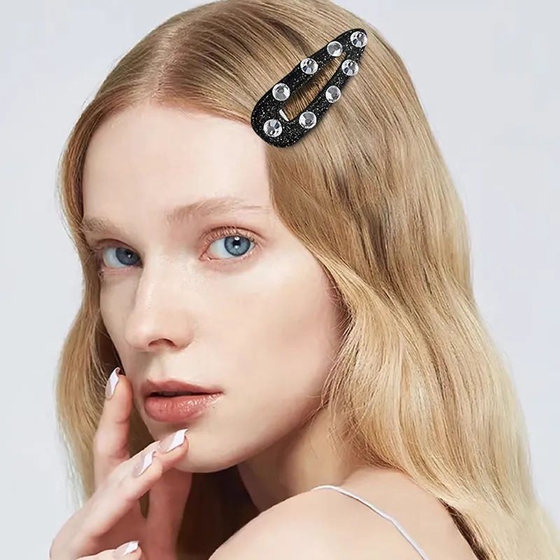 ROYALSASA Alloy Hair Clips Women's-5