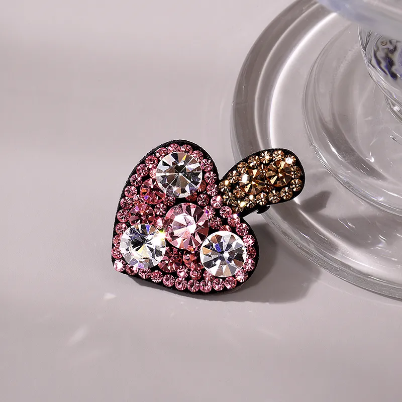 ROYALSASA Faux Crystal Hair Clips Women's-4