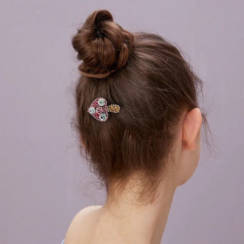 ROYALSASA Faux Crystal Hair Clips Women's-1