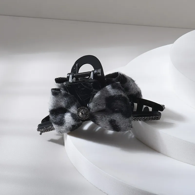 ROYALSASA Polyester Faux Crystal Claw Clip Women's-2