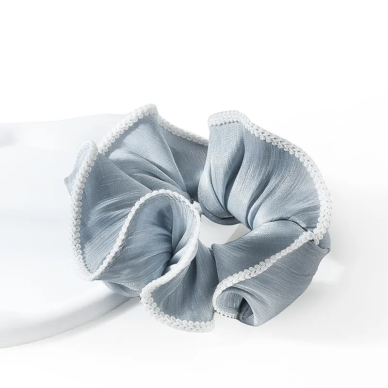 ROYALSASA Silk Chiffon Hair Tie Women's-7