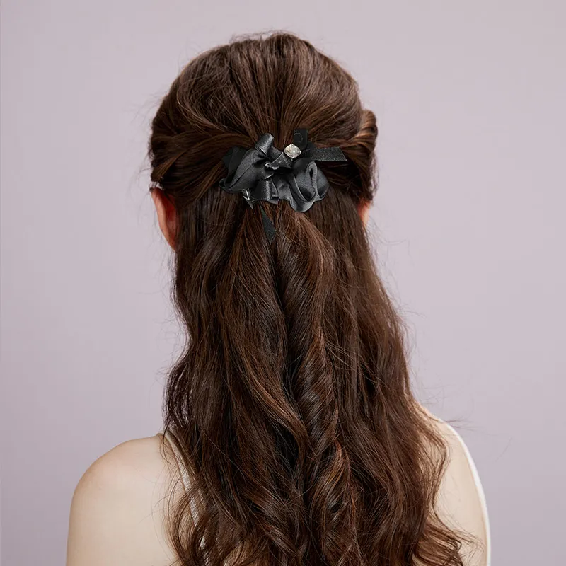 ROYALSASA Polyester Faux Crystal Hair Tie Women's-6