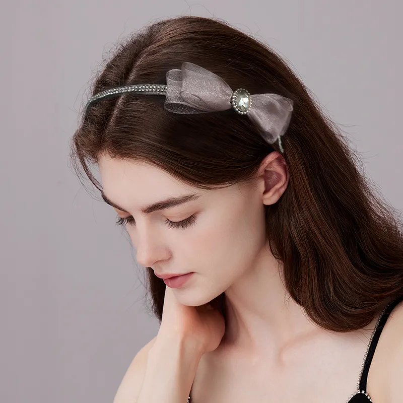 ROYALSASA Silk Chiffon Set Of 3 Hair Accessories Women's-2