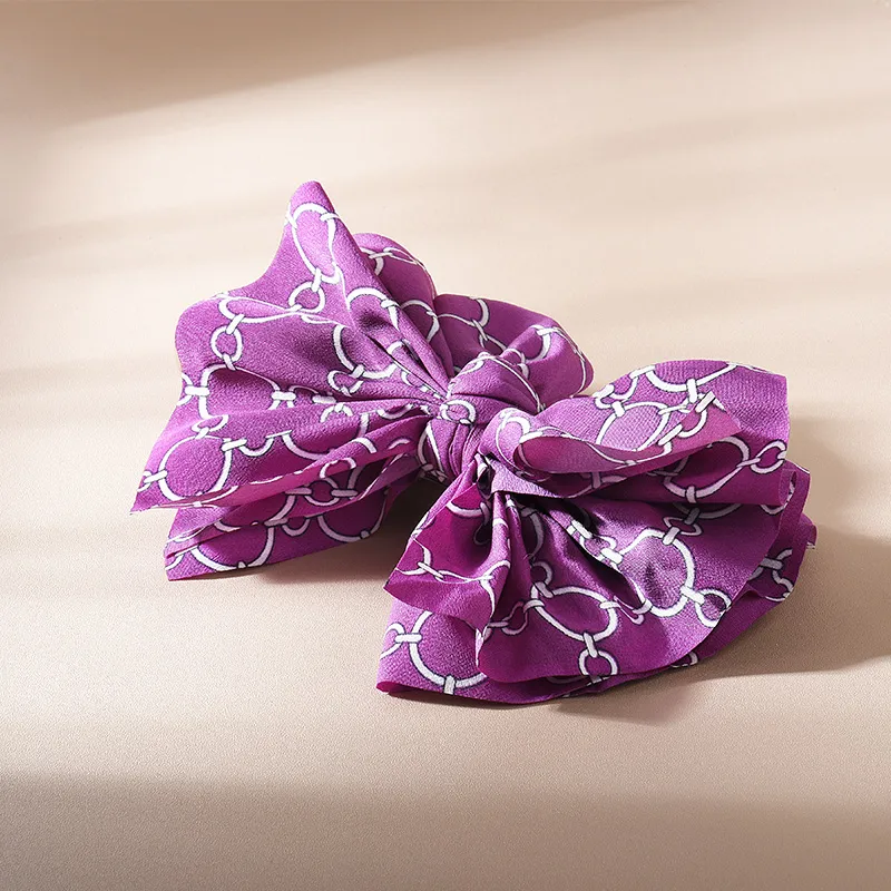 ROYALSASA Polyester Cross Clip Women's-3