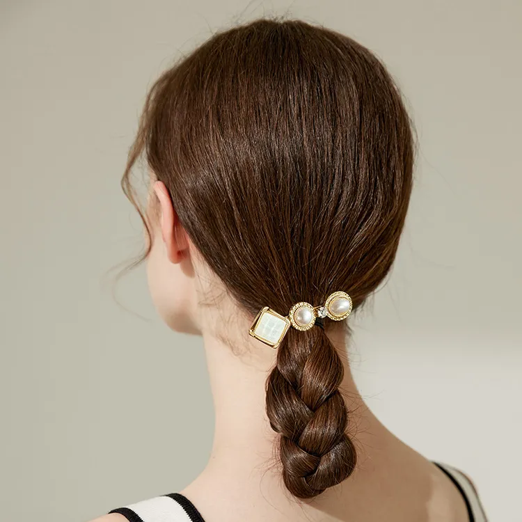 ROYALSASA Alloy, Faux Pearl, Faux Crystal Hair Clips Women's-2