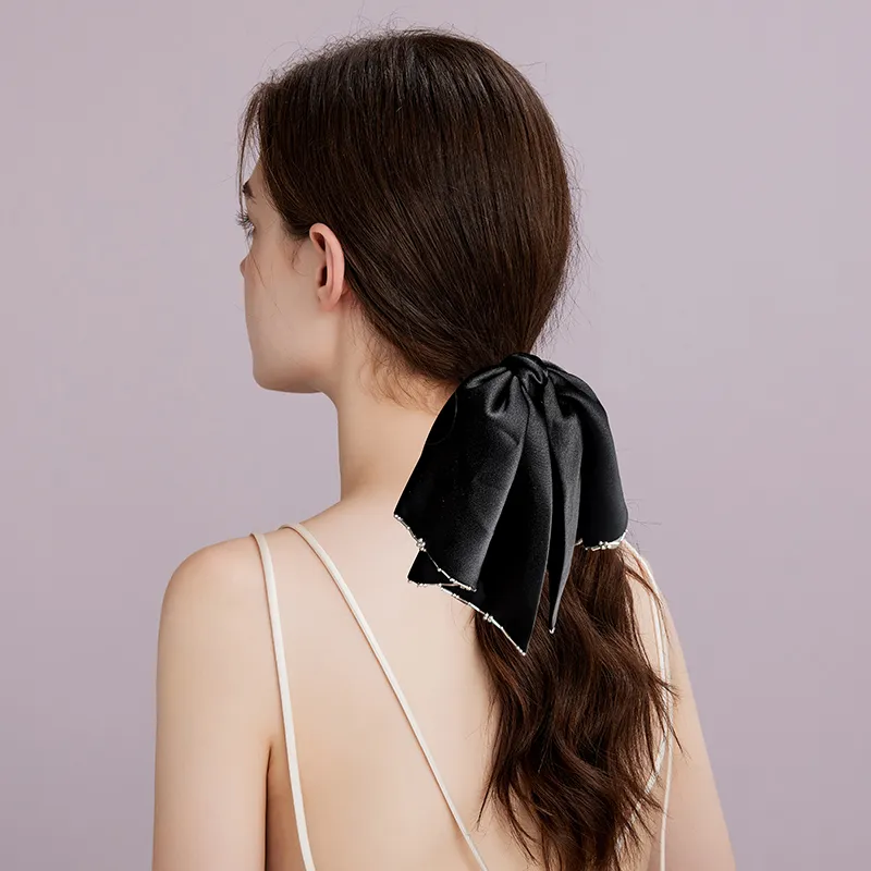 ROYALSASA Polyester, Faux Crystal Tube Hair Claw Clip Women's-5