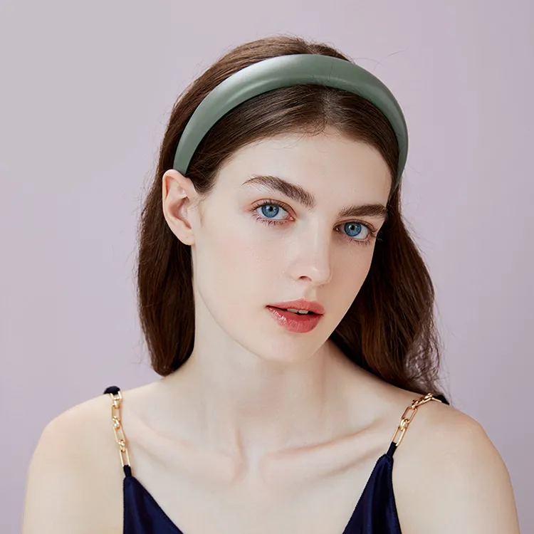 ROYALSASA Leather Acrylic Headbands Women's-16