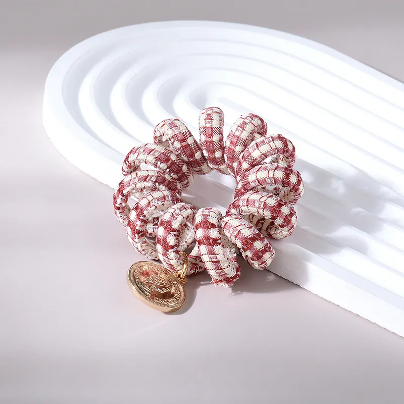ROYALSASA Polyester Alloy Accessories Hair Tie Women's-2