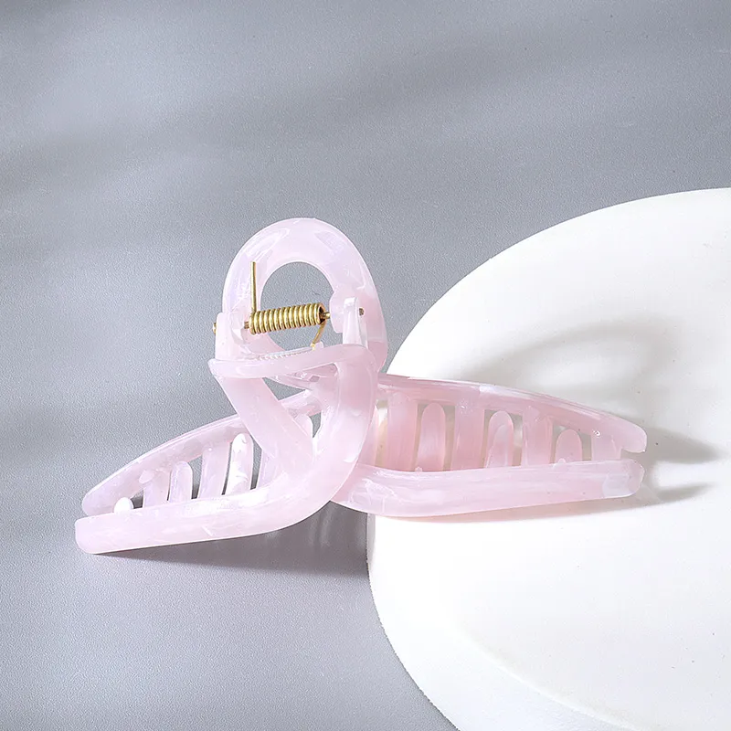 ROYALSASA Acrylic Hair Claw Clip Women's-1