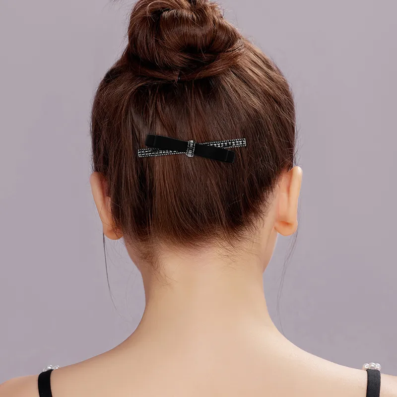ROYALSASA Polyester, Faux Crystal Hair Clips Women's-9