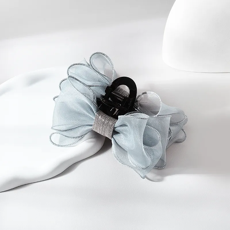 ROYALSASA Silk Chiffon, Alloy Accessories Hair Clips Women's-3
