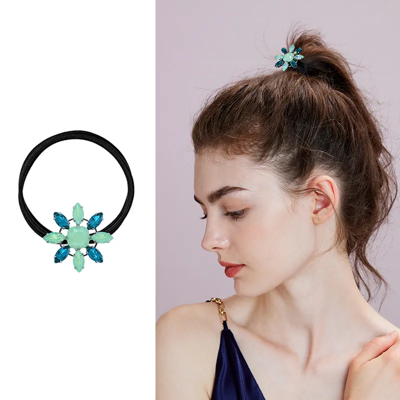 ROYALSASA Alloy, Faux Crystal Hair Clips Women's-5