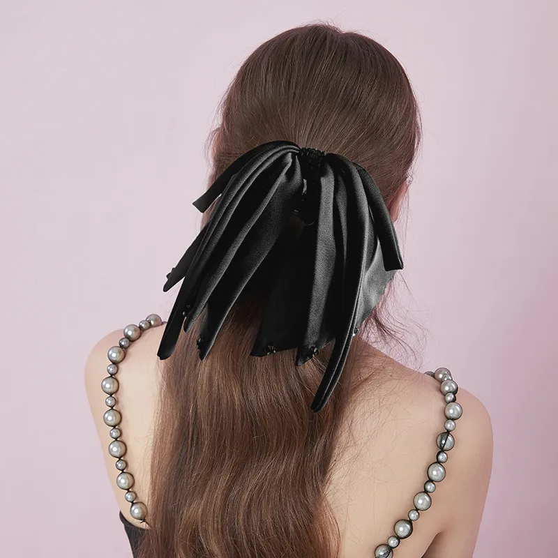 ROYALSASA Polyester, Faux Crystal, Acrylic Hair Claw Clip Hair Claw Clip Women's-4