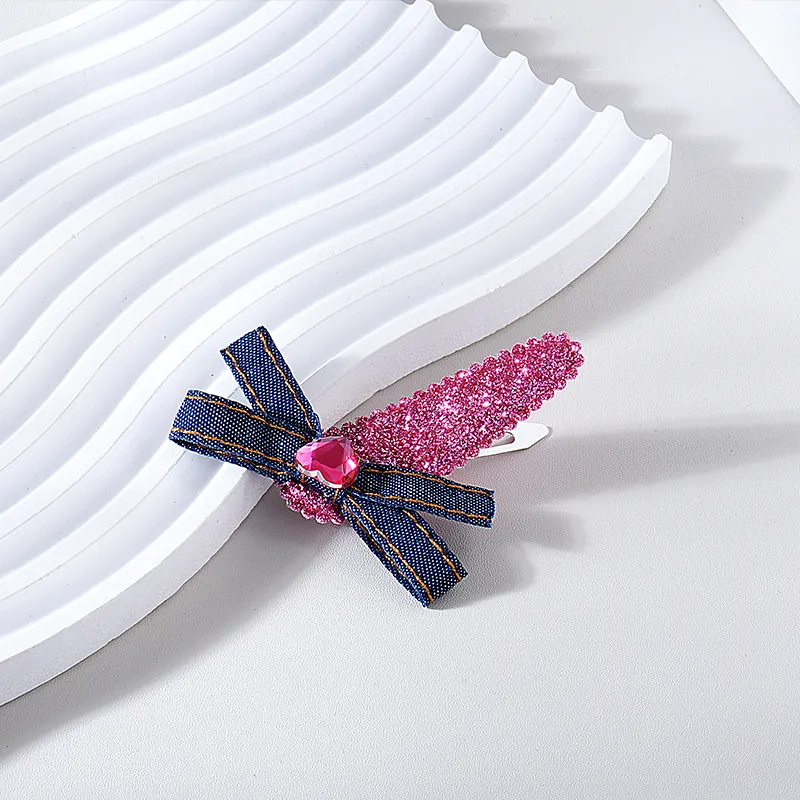 ROYALSASA Polyester, Faux Crystal Hair Clips Kids'-1