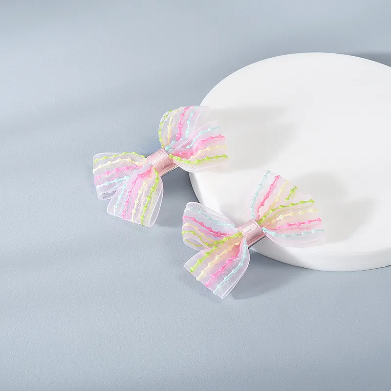 ROYALSASA Silk Chiffon Hair Ties Kids'-5