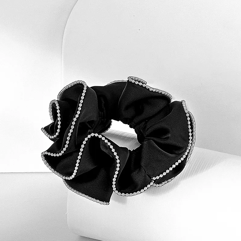 ROYALSASA Polyester, Faux Pearl Hair Tie Women's-7