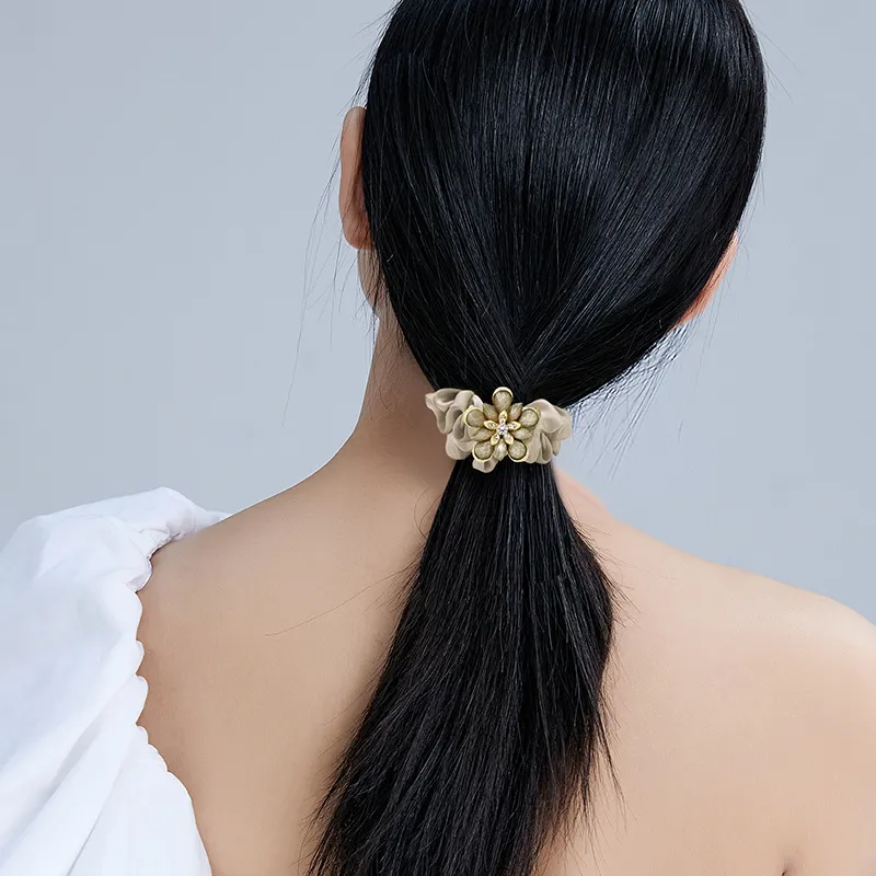 UNABERRY Alloy, Faux Crystal Hair Ties Women's-1