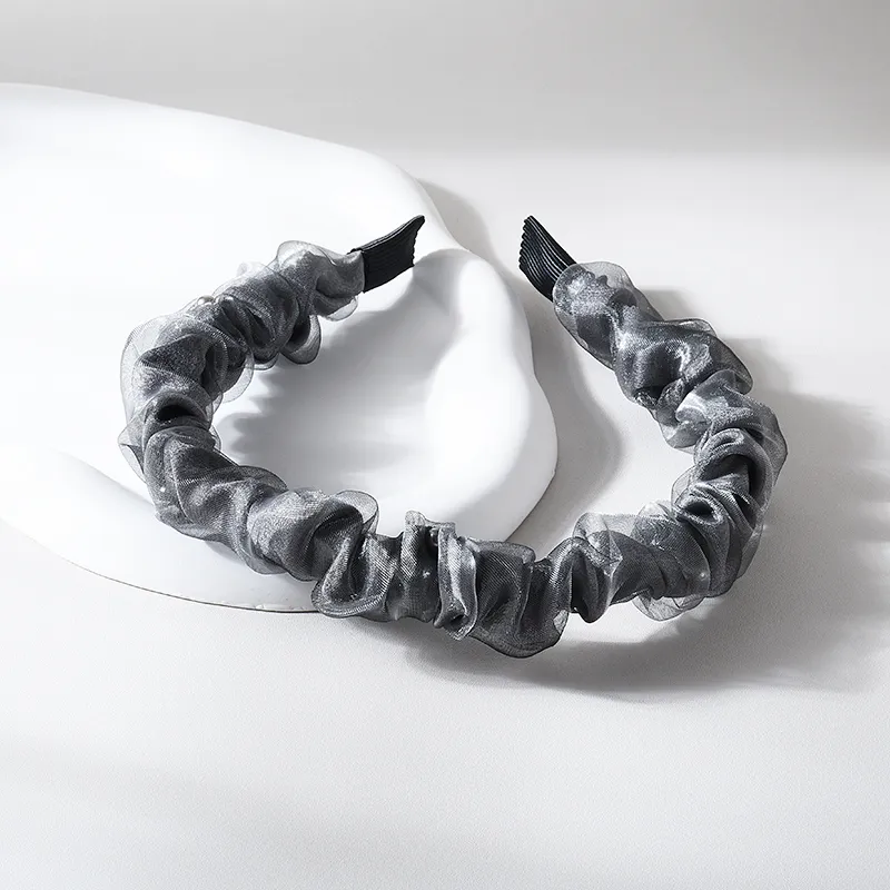 ROYALSASA Silk Chiffon Headbands Women's-4