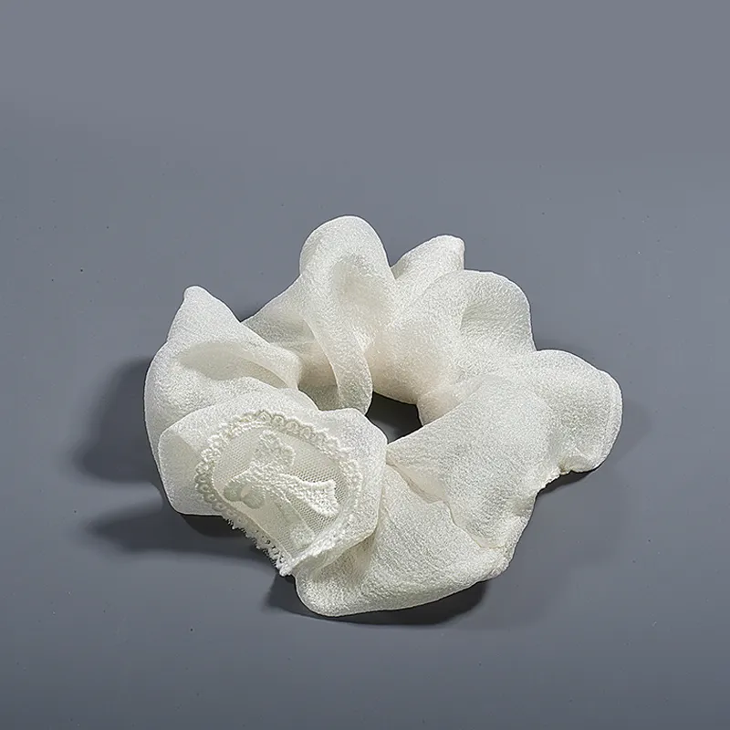 ROYALSASA Silk Chiffon Hair Tie Women's-9