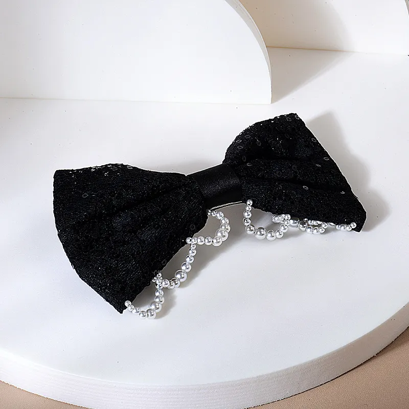 UNABERRY Polyester Faux Pearl Hair Clips Women's-2