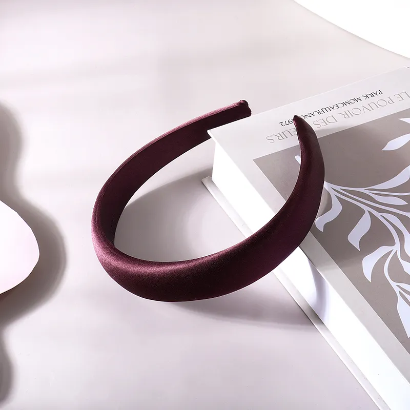 ROYALSASA Polyester Acrylic Elastic Band Headbands Women's-2