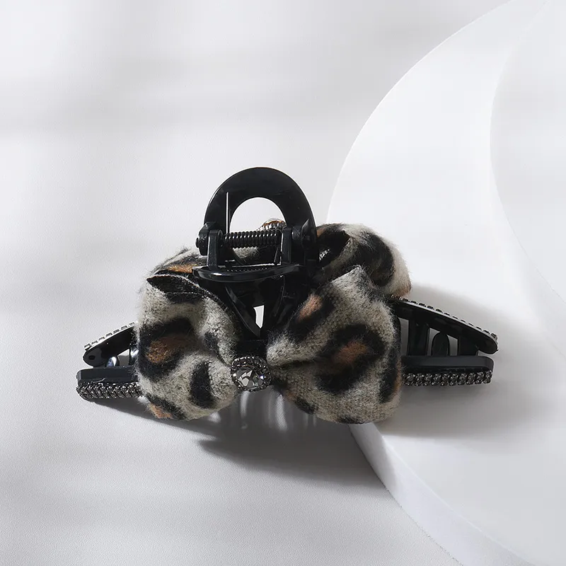 ROYALSASA Polyester Faux Crystal Claw Clip Women's-6