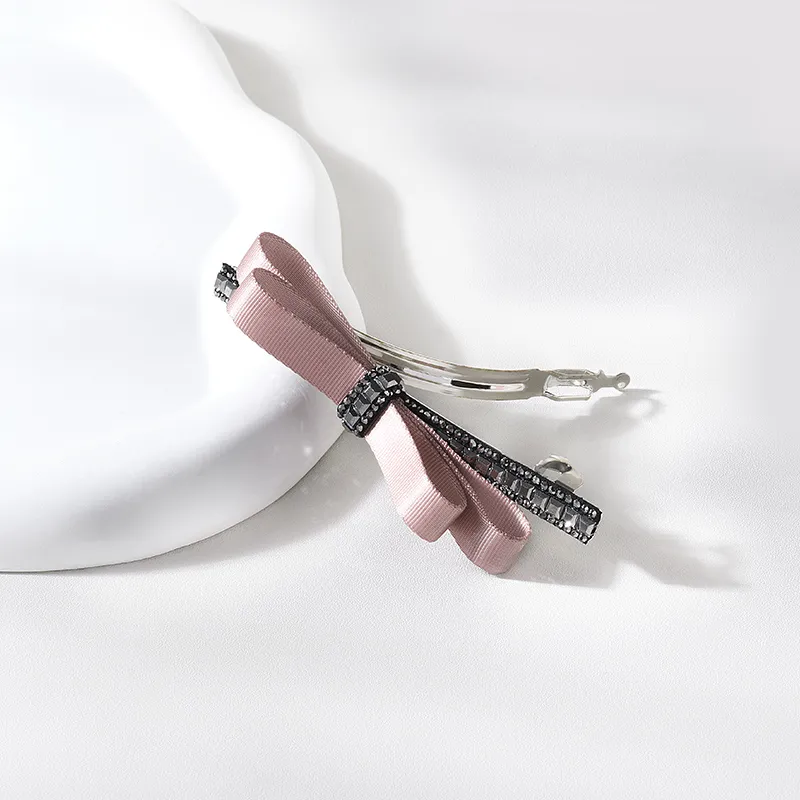 ROYALSASA Polyester, Faux Crystal Hair Clips Women's-3