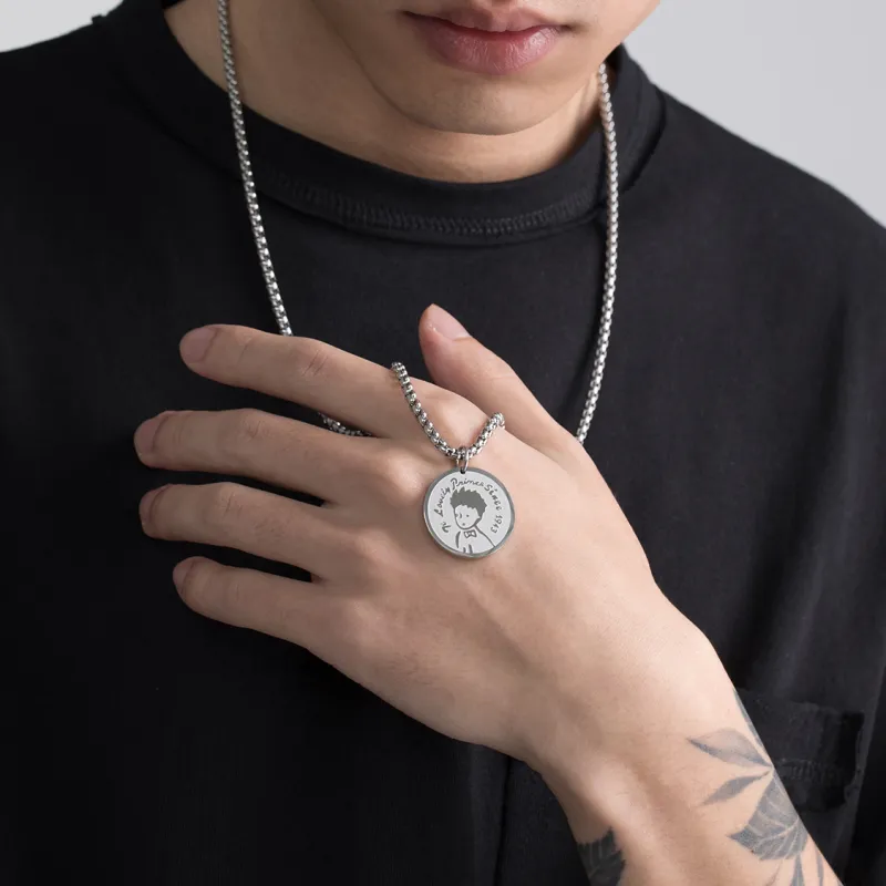 Clect Stainless Steel Necklaces Unisex-4