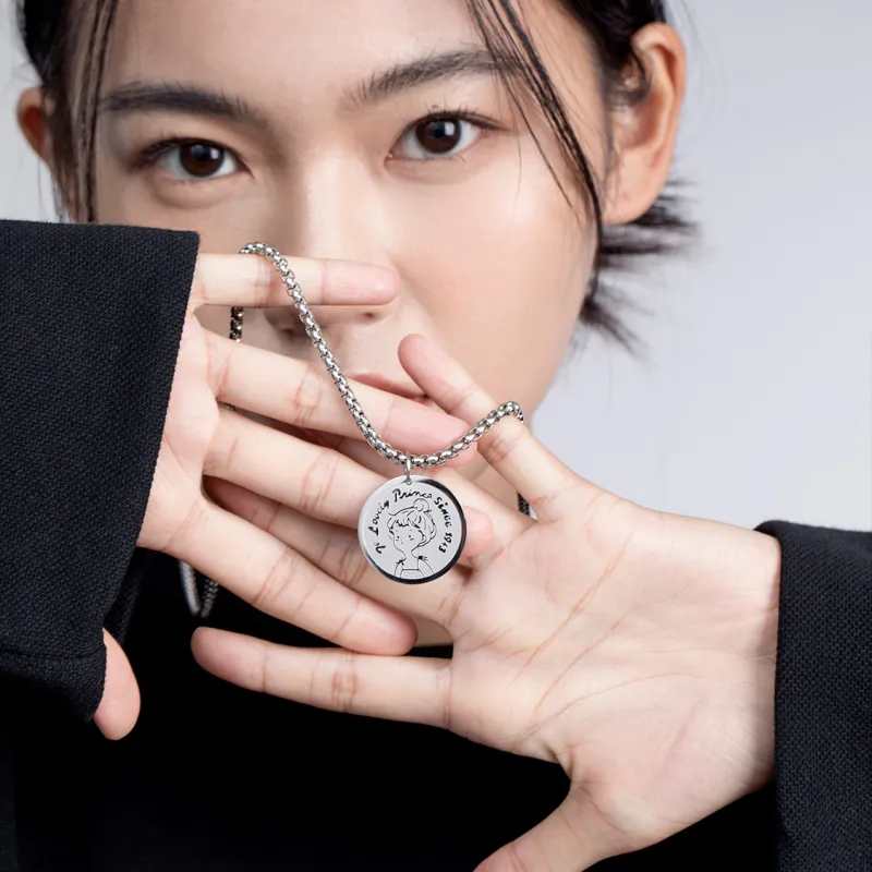 Clect Stainless Steel Necklaces Unisex-1