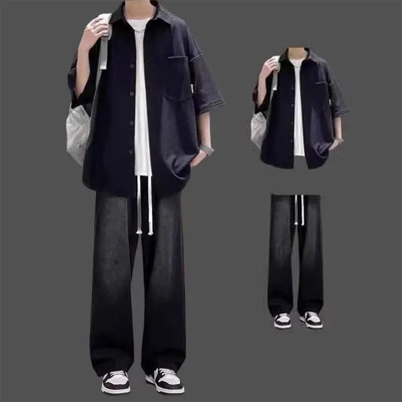 A/2/8/T Shirt Matching Sets Unisex-14