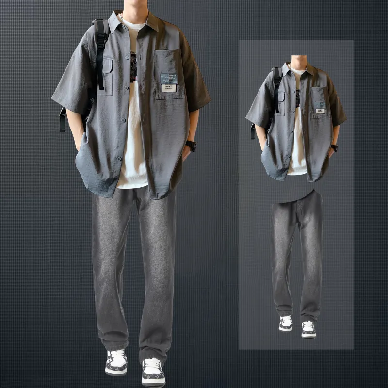 A/2/8/T Shirt Matching Sets Unisex-18