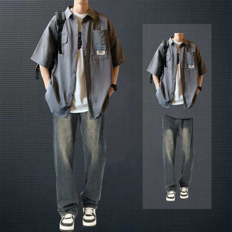 A/2/8/T Shirt Matching Sets Unisex-6