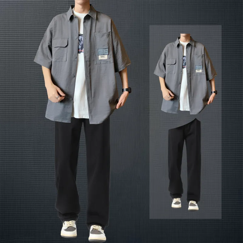 A/2/8/T Shirt Matching Sets Unisex-12