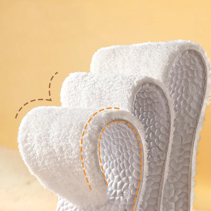 ENL Fleece+TPU Popcorn Beads Insoles Unisex-2