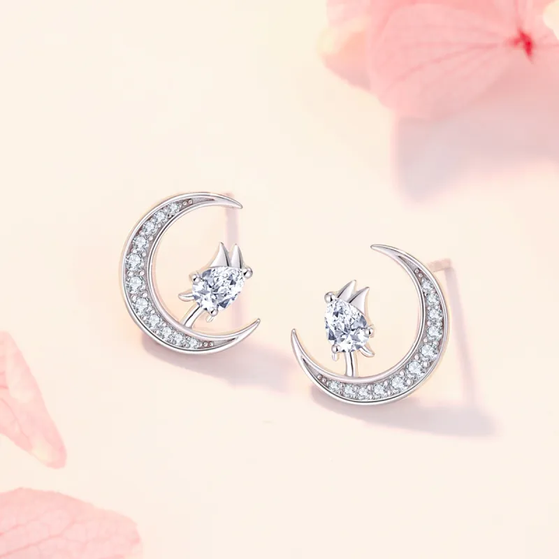 SEVEN COOK 925 Sterling Silver Stud Earrings Women's-2