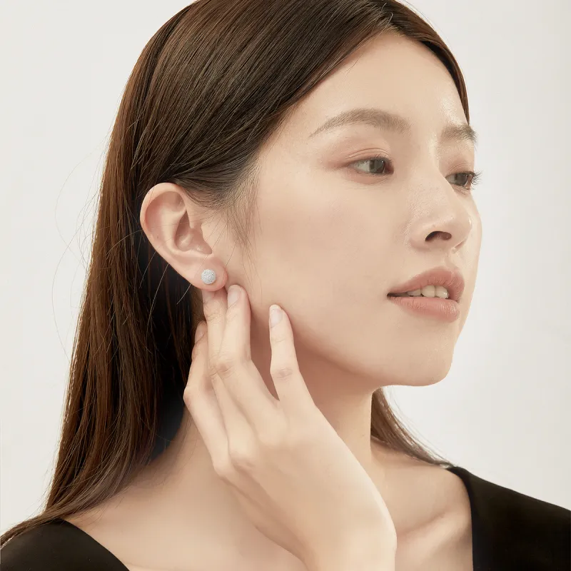 SEVEN COOK 990 Silver Stud Earrings Women's-5