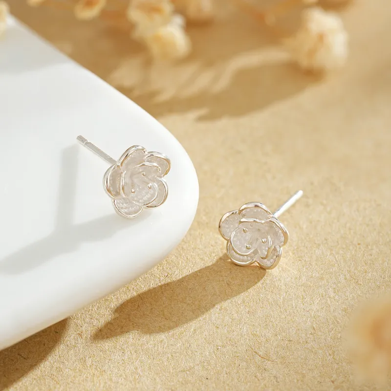 SEVEN COOK 925 Sterling Silver Stud Earrings Women's-1