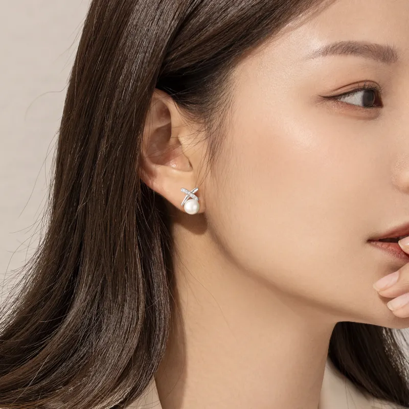 SEVEN COOK 925 Sterling Silver Stud Earrings Women's-6