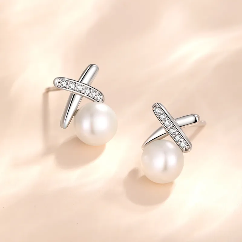 SEVEN COOK 925 Sterling Silver Stud Earrings Women's-1
