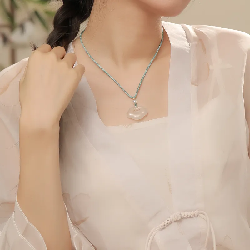 SEVEN COOK Chalcedony Necklaces Women's-7