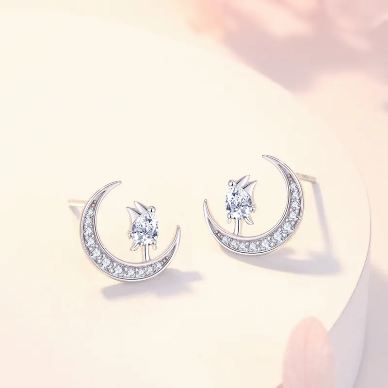 SEVEN COOK 925 Sterling Silver Stud Earrings Women's-4