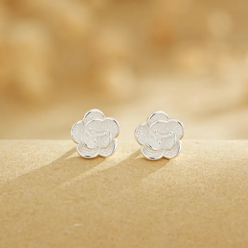 SEVEN COOK 925 Sterling Silver Stud Earrings Women's-3