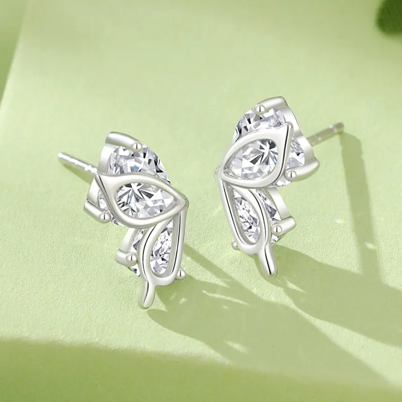 SEVEN COOK S925 Silver Stud Earrings Women's-3