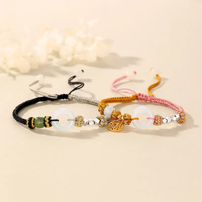 SEVEN COOK Bracelets White Jade Unisex-3