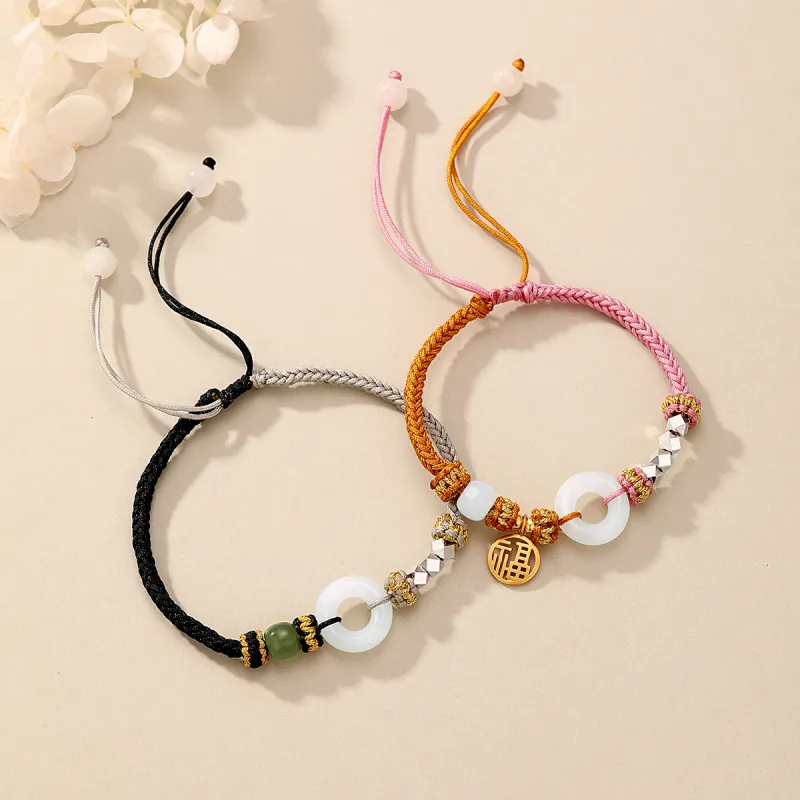 SEVEN COOK Bracelets White Jade Unisex-2