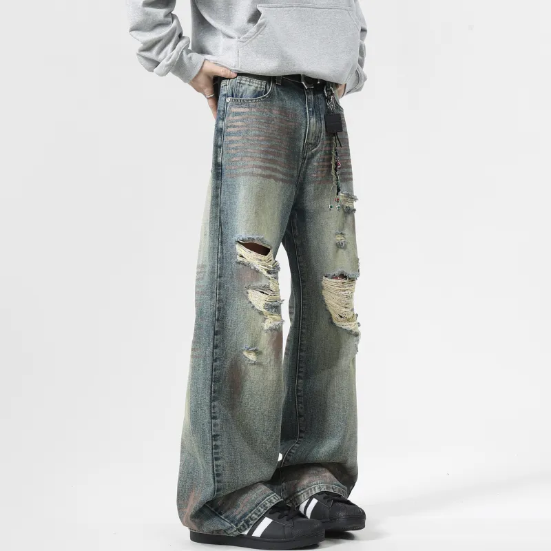 ACHS AWAKE Jeans Unisex Vintage Blue-3