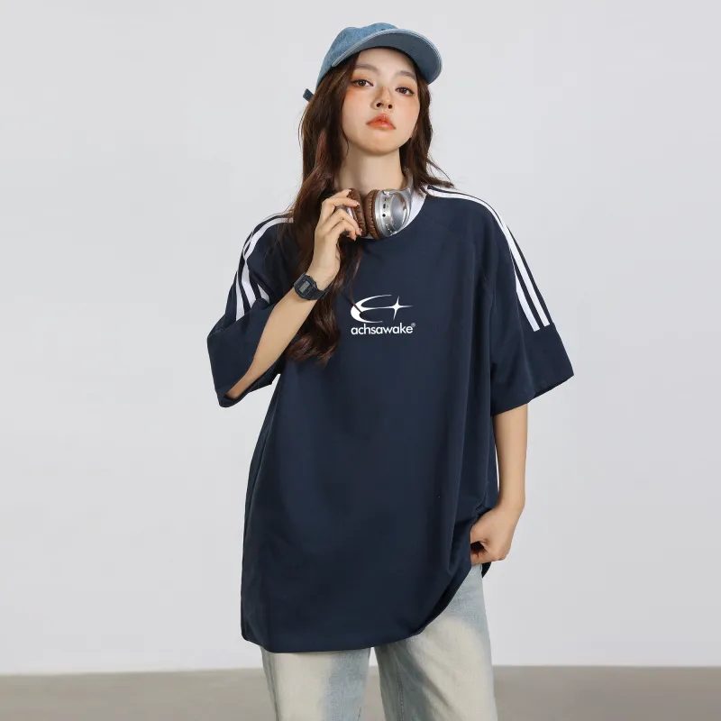ACHS AWAKE Short Sleeved T Shirts Unisex-21