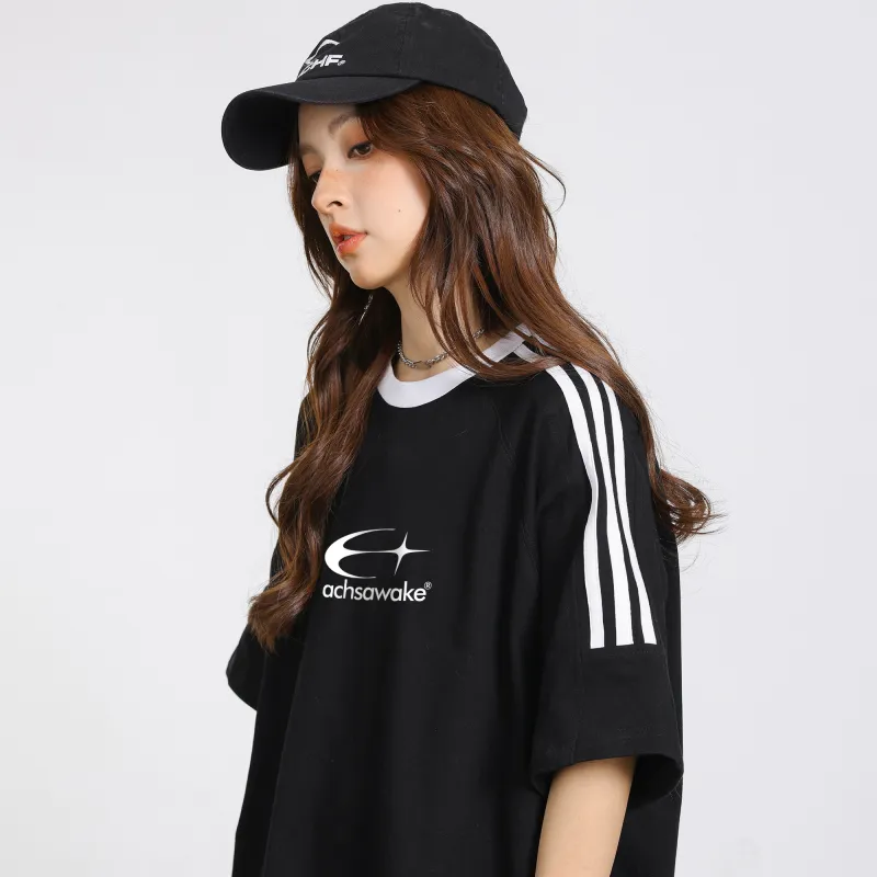 ACHS AWAKE Short Sleeved T Shirts Unisex-4