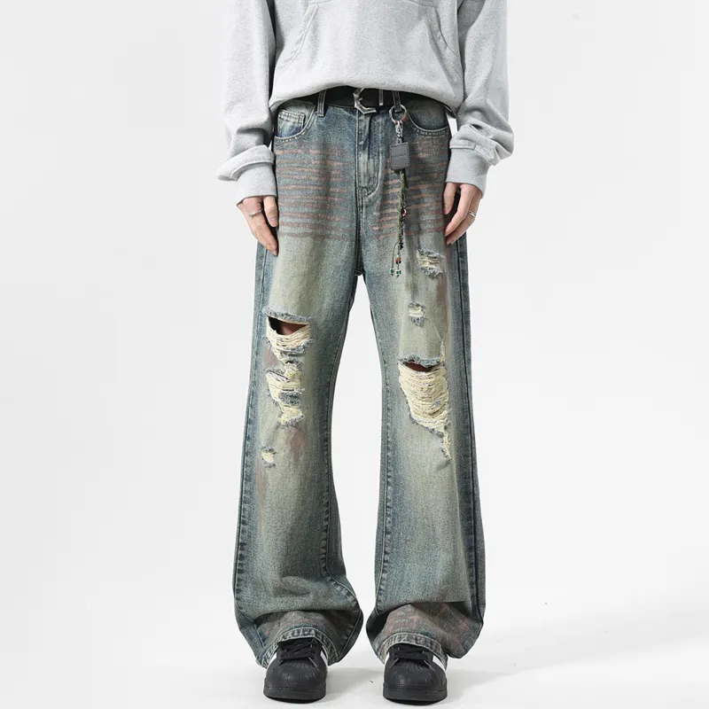 ACHS AWAKE Jeans Unisex Vintage Blue-4