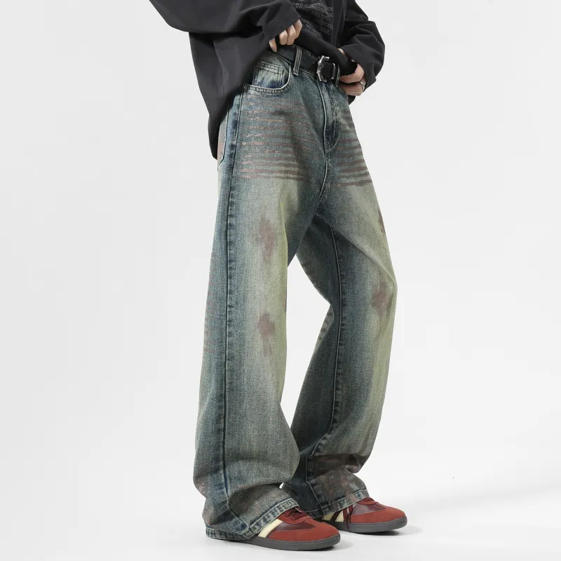 ACHS AWAKE Jeans Unisex Vintage Blue-2